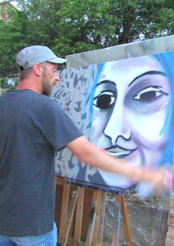 Gaëtan Deffontaines, artiste graffeur