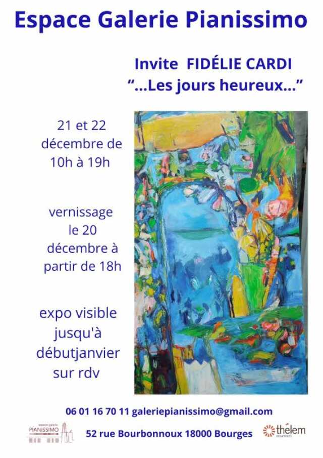 Les Jours Heureux - Exposition Fidélie Cardi