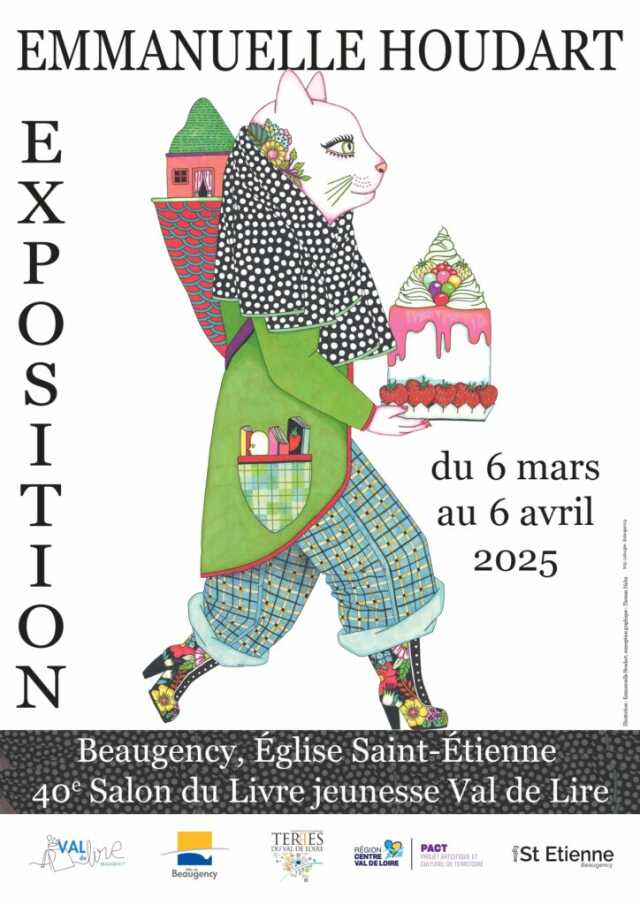 Exposition : Emmanuelle Houdart, invitée d'honneur du Salon du Livre Jeunesse de Beaugency