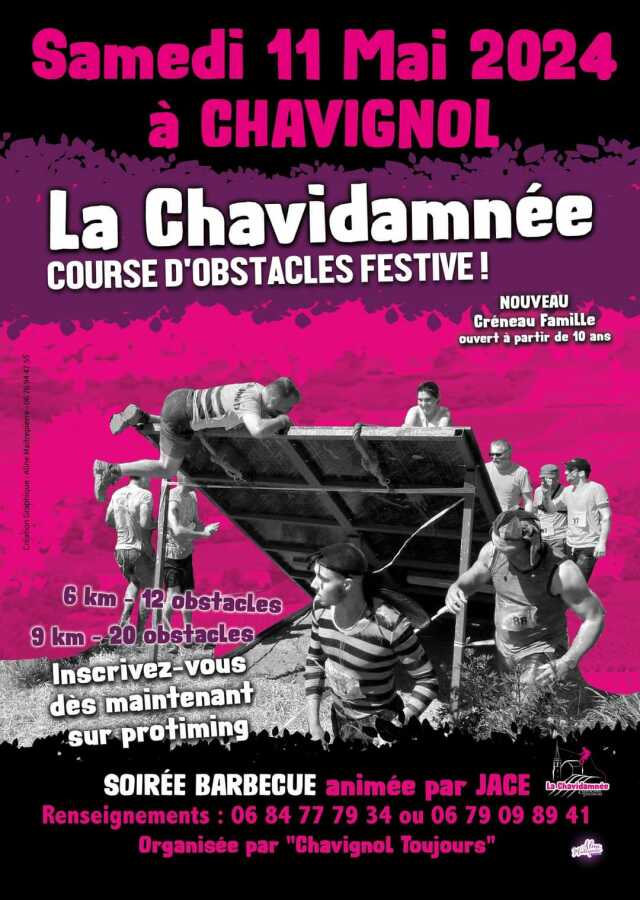 Chavidamnée : courses d'obstacles festive