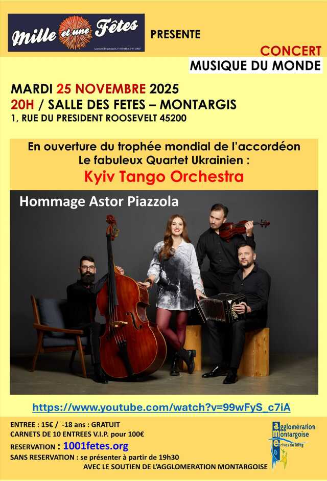 Concert : Kyiv tango orchestra
