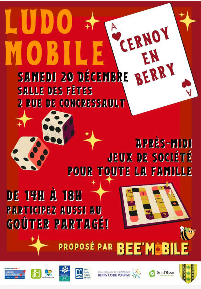 Ludo'Mobile : après-midi jeux de société en famille