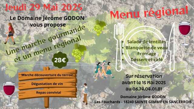 Marche Gourmande et menu regional