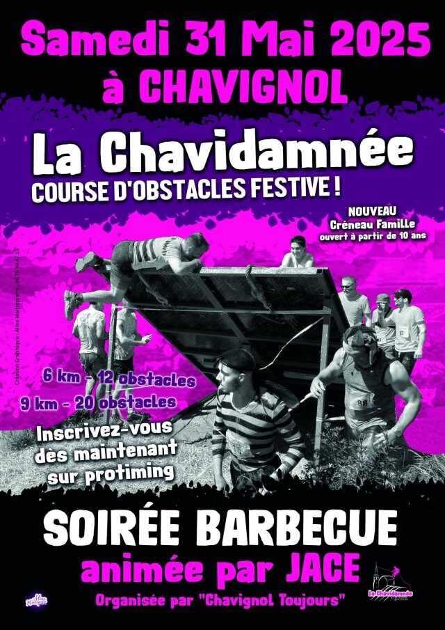 Chavidamnée : courses d'obstacles festive