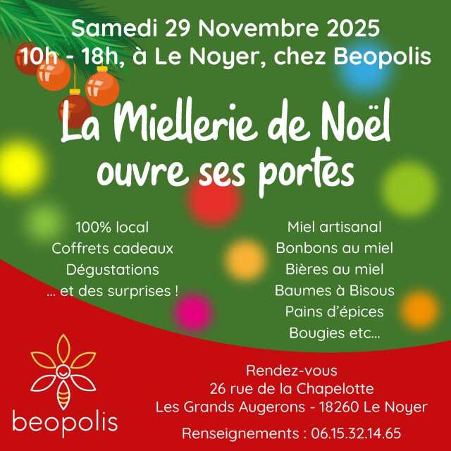 [Noël en Grand Sancerrois] La Miellerie de Noël ouvre ses portes