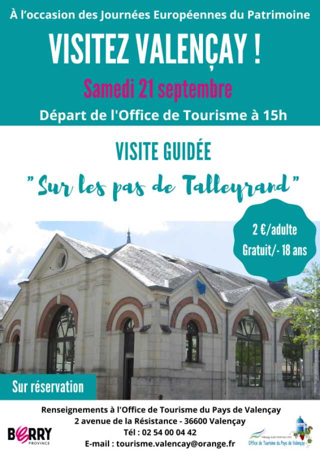 Visite guidée de Valençay - Journées Européennes du Patrimoine