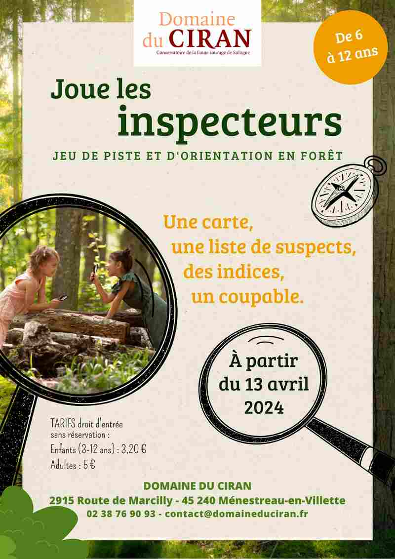 Joue les inspecteurs • Domaine du Ciran