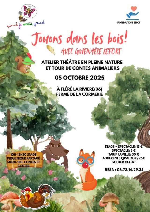Jouons dans les bois !