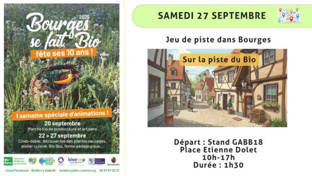Jeu de piste dans Bourges