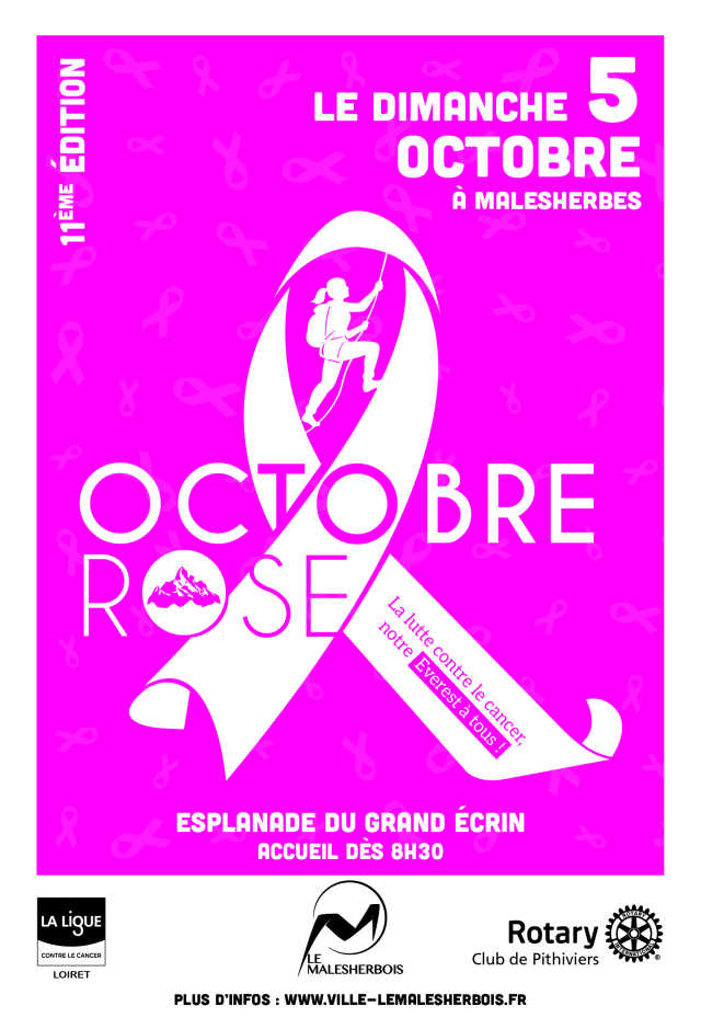 11ème édition d'Octobre Rose à Malesherbes