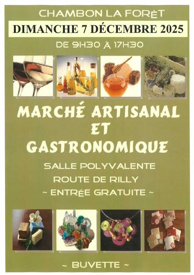 Marché artisanal et gastronomique de Chambon‑la‑Forêt