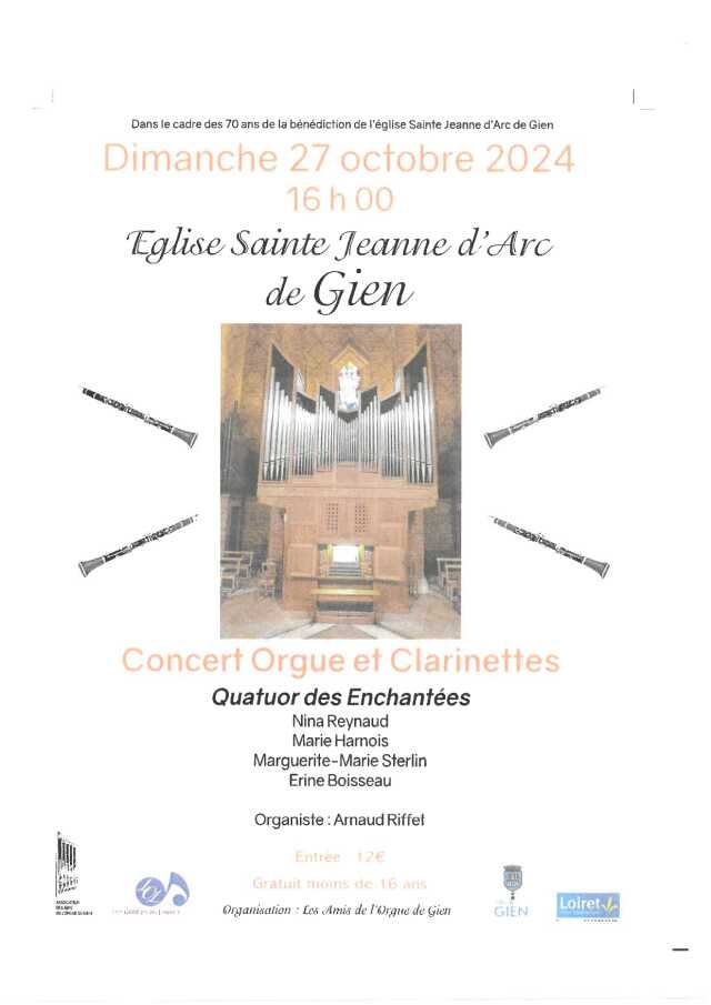 Concert Orgue et Clarinettes