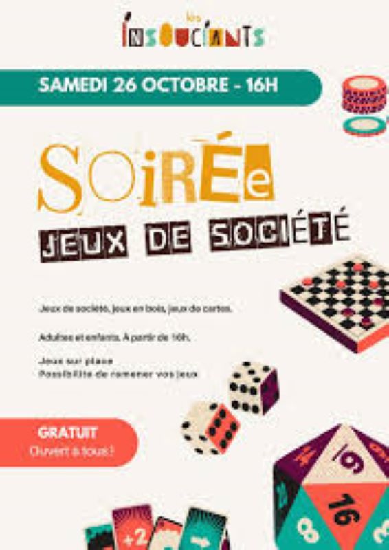 Soirée Jeux de Société