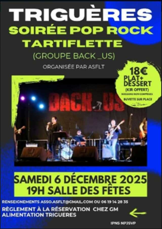 Soirée Pop Rock Tartiflette