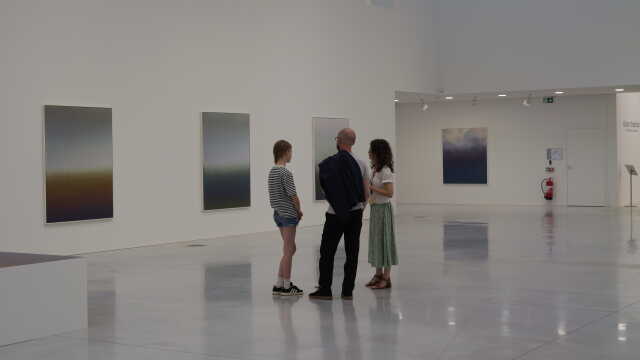 Visite commentée · une éclaircie à la verticale