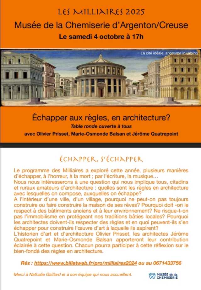Table ronde « De la règle aux règles »