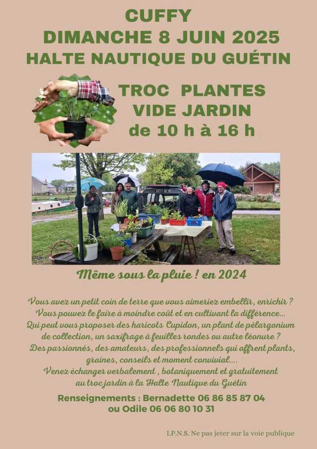 Troc-Plantes et vide jardin