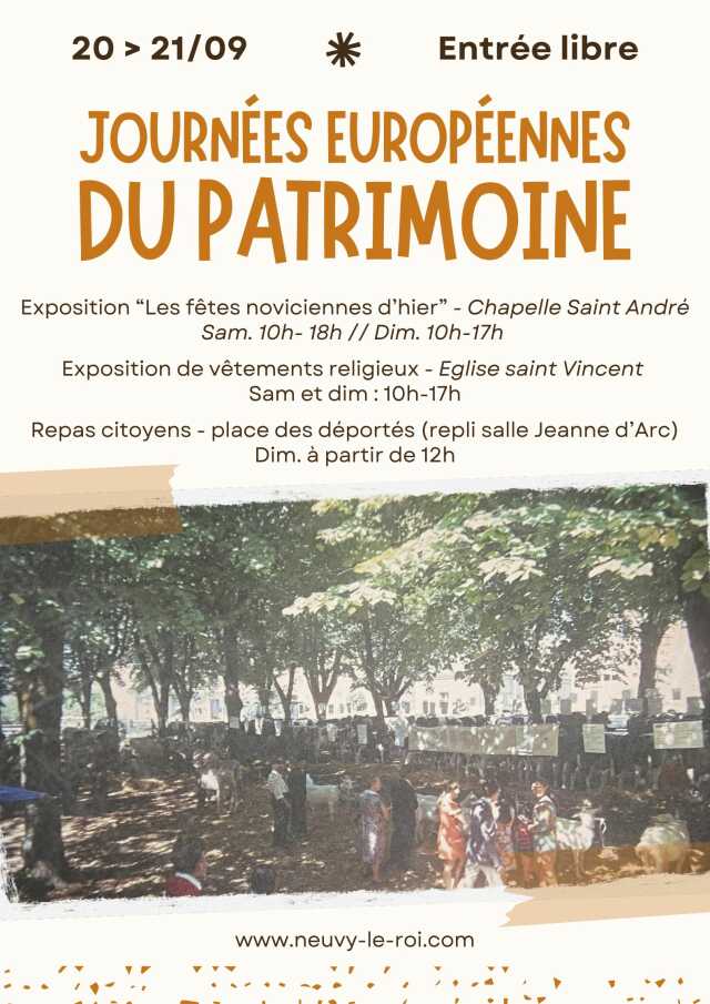 Journées Européennes du Patrimoine - Les fêtes d'Antan