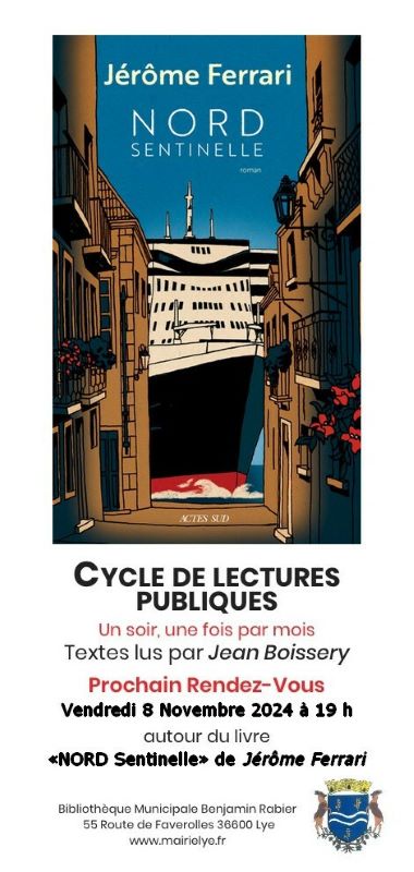 Cycle de lectures publiques