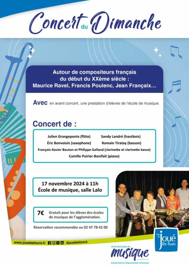 Concert du dimanche : musiques françaises