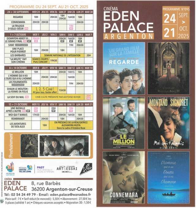 Programme Eden Palace