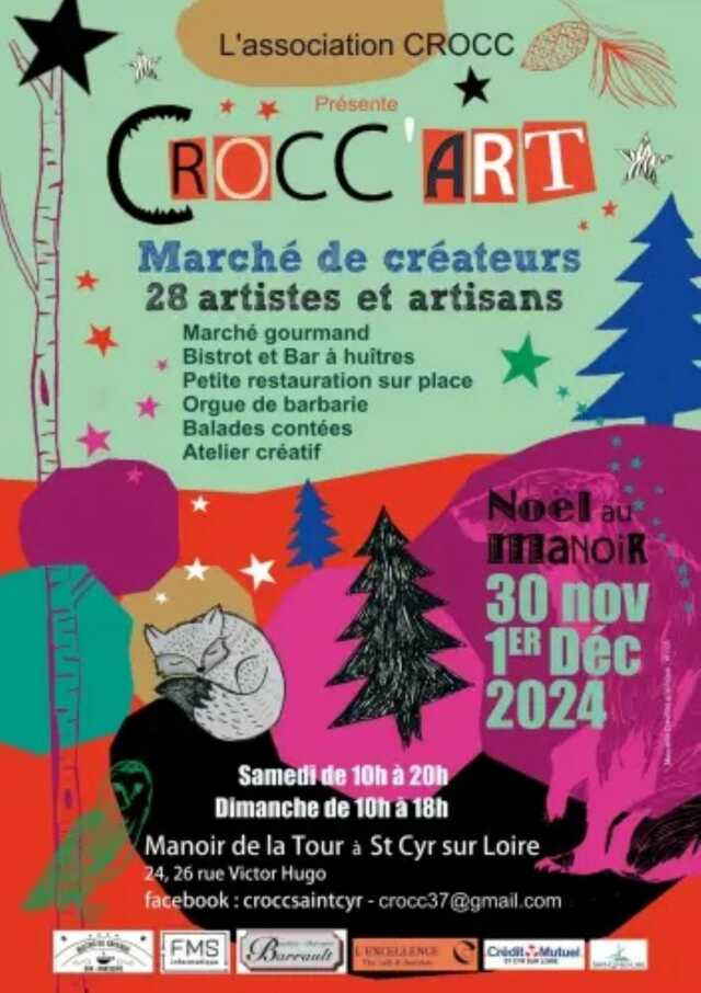 Crocc'art marché de créateurs, Noël au Manoir