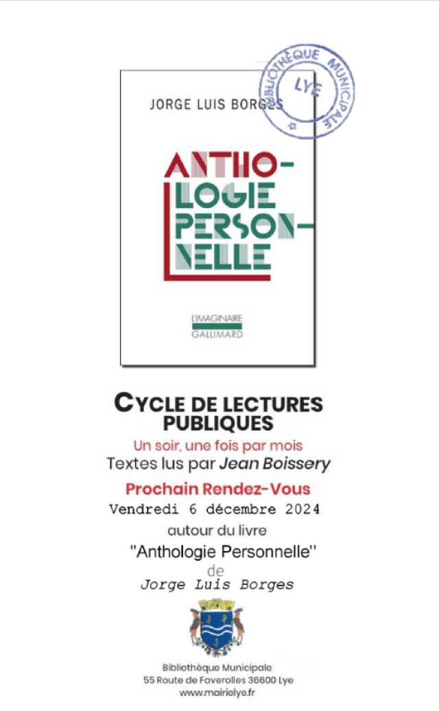 Cycle de lectures publiques