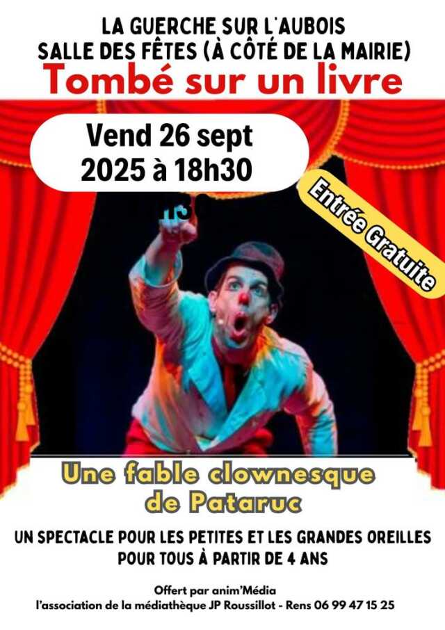 Tombé sur un livre
