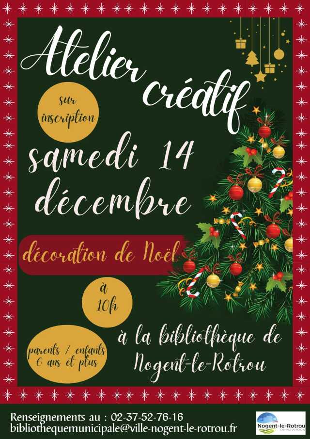 Atelier créatif - décoration de noël