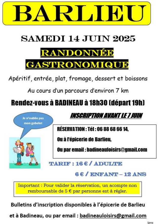 Randonnée gastronomique
