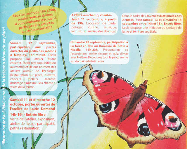 Programme septembre/octobre 2025 - Association Dicila