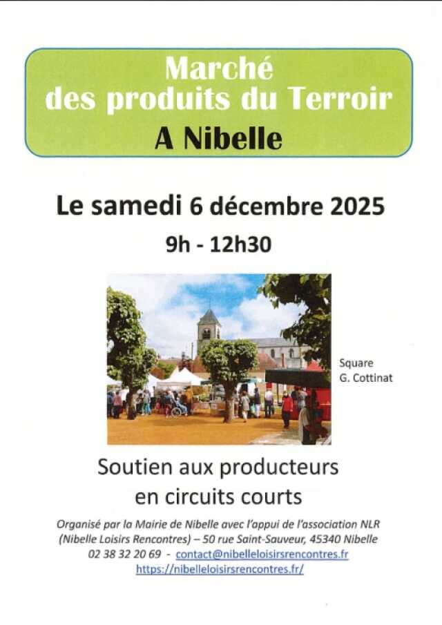 Marché des produits du terroir