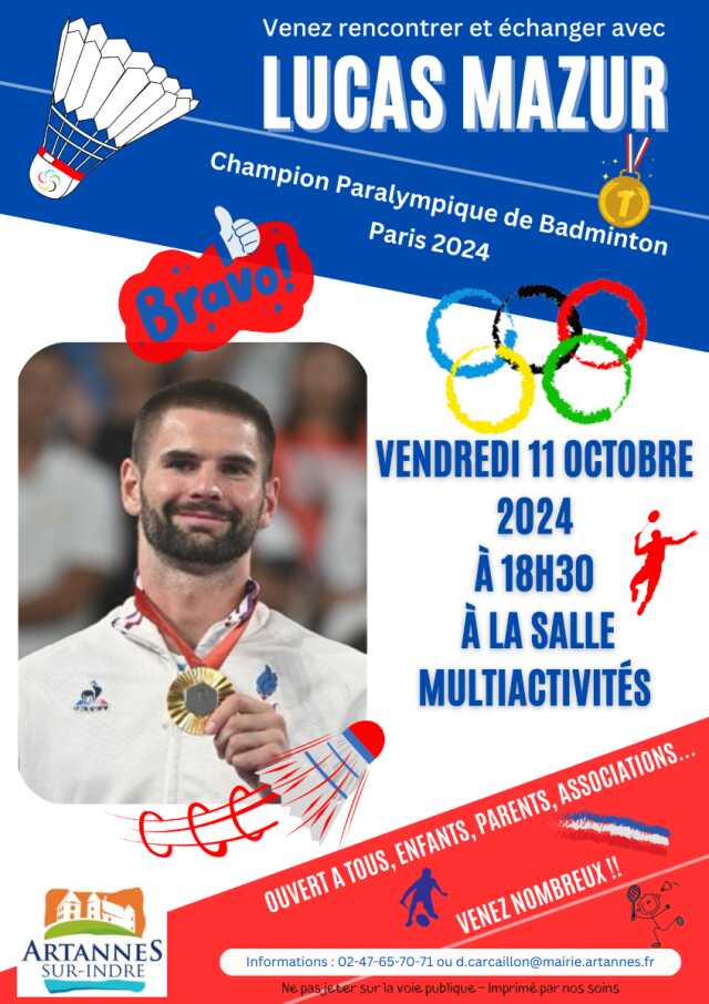 Rencontre avec Lucas Mazur, champion paralympique