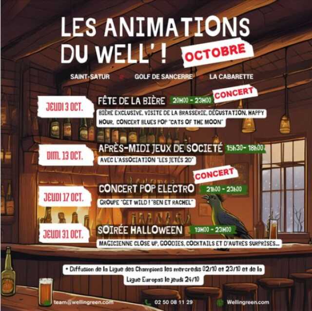 [Sortilèges] au Well'in Green - Soirée Halloween