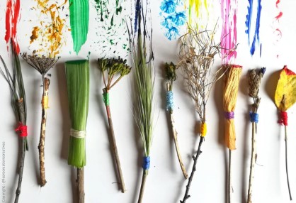 Atelier Famille : dessiner et peindre avec la nature à Mondoubleau