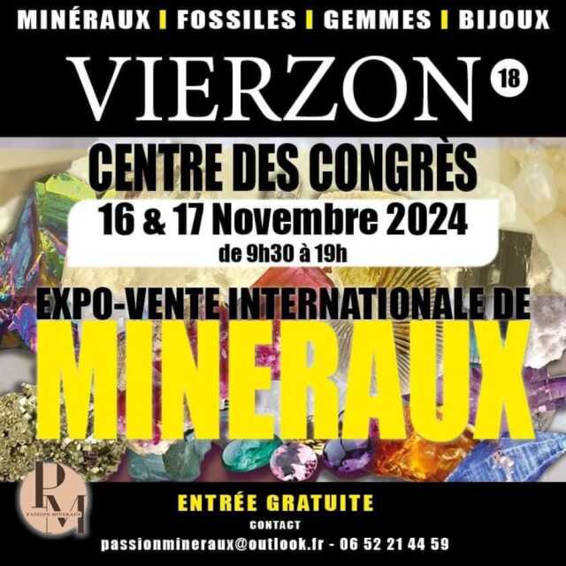 Expo-vente internationale de minéraux