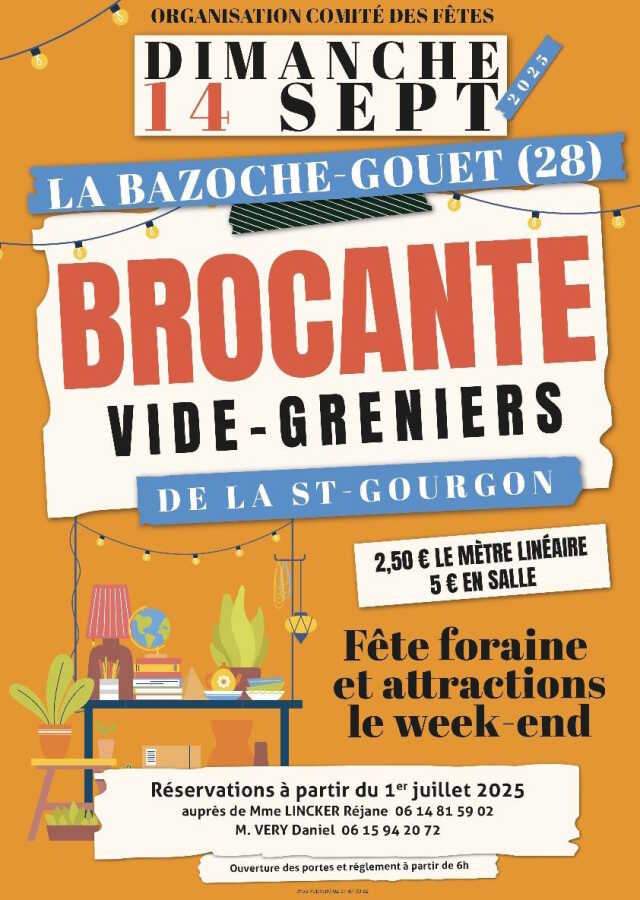 Brocante et vide-grenier de la Saint Gourgon