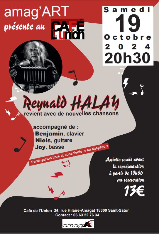 ANNULE - Concert de Reynald Halay