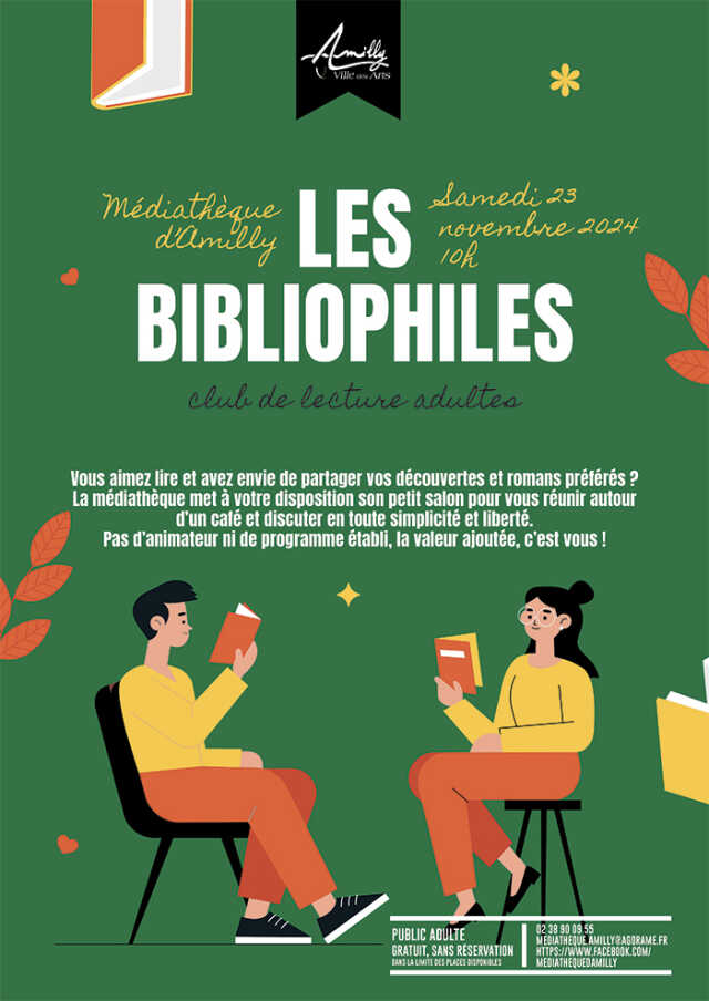 Les bibliophiles : club de lecture