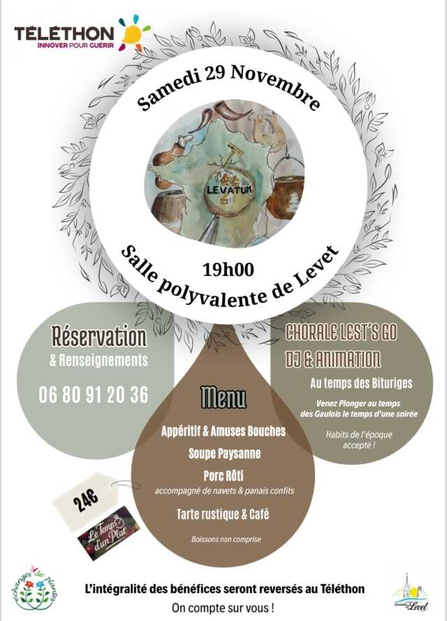 Téléthon à Levet