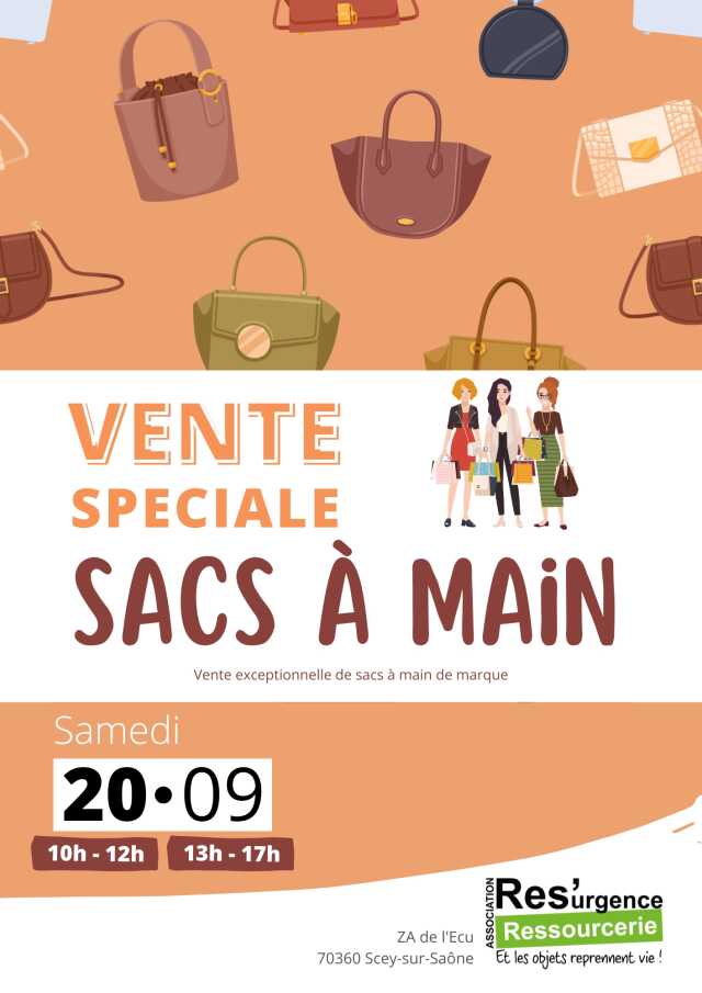 Vente spéciale : sacs à main