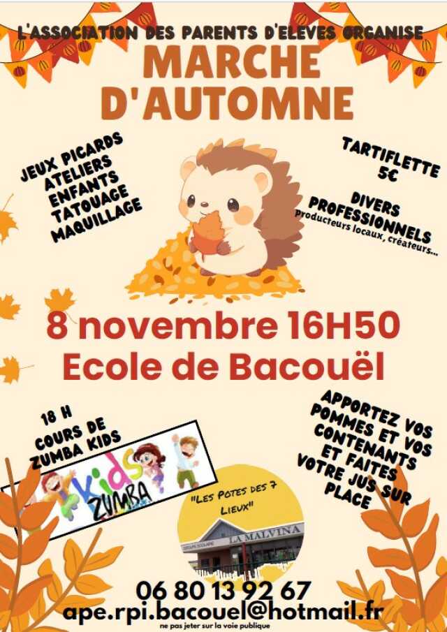 Marché d'automne entre Breteuil et Montdidier