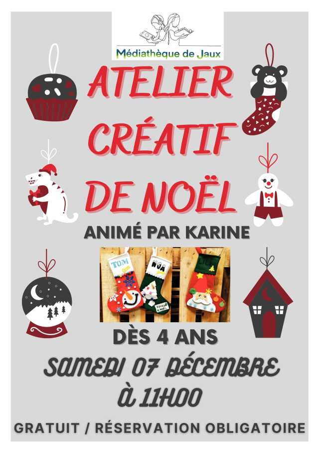 Atelier créatif de Noël