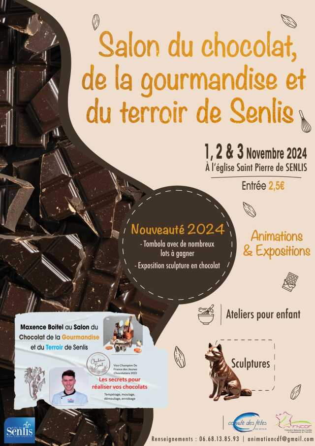 Salon du chocolat, de la gourmandise et du terroir à Senlis