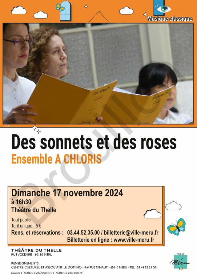 Des sonnets et des roses - Ensemble A CHLORIS