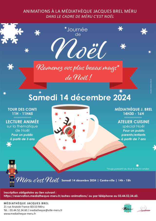 Festivités de Noël à la médiathèque !