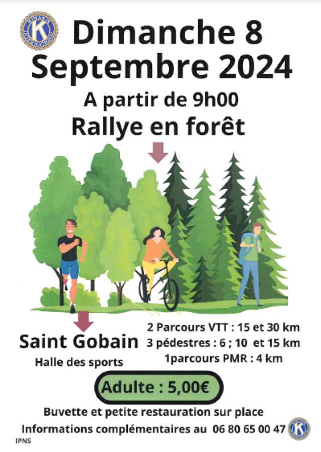 Rallye en forêt de Saint-Gobain