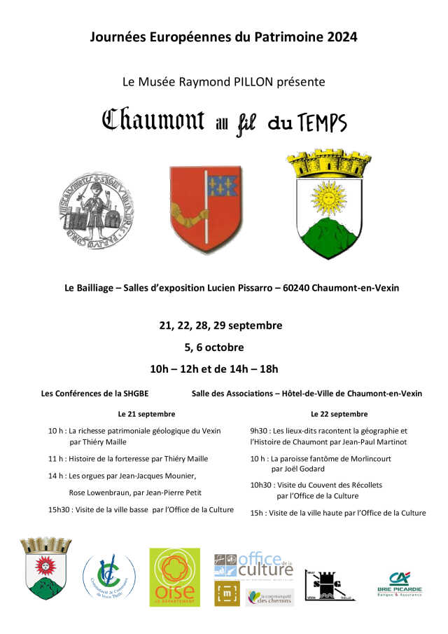 Journées du Patrimoine à Chaumont-en-Vexin