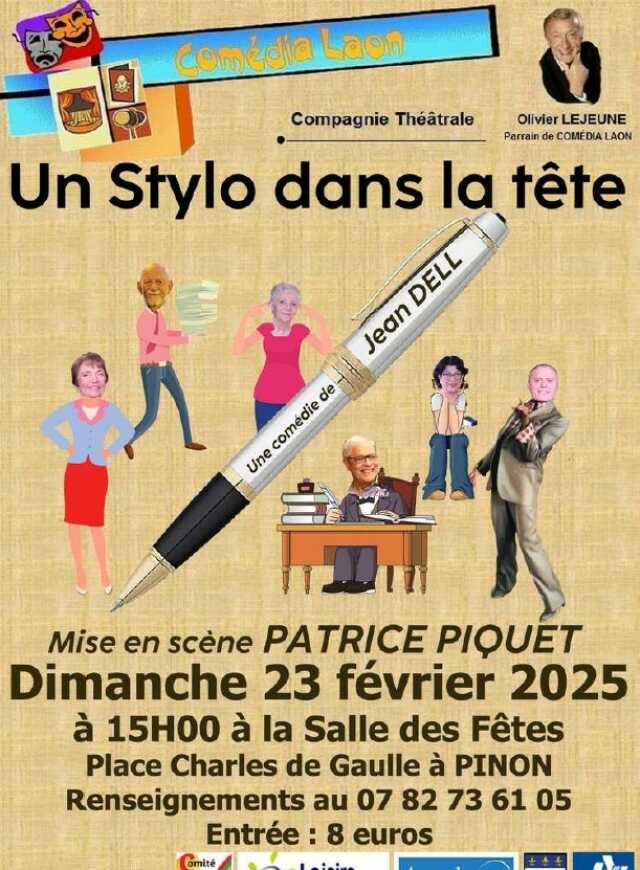 Théâtre : Un stylo dans la tête