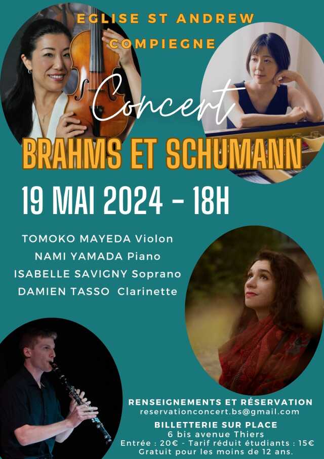 Concert Brahms et Schumann